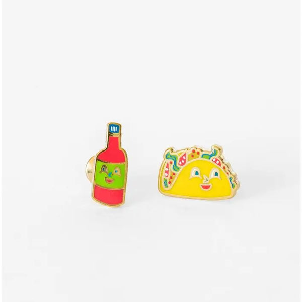 Taco and Hot Sauce Earrings