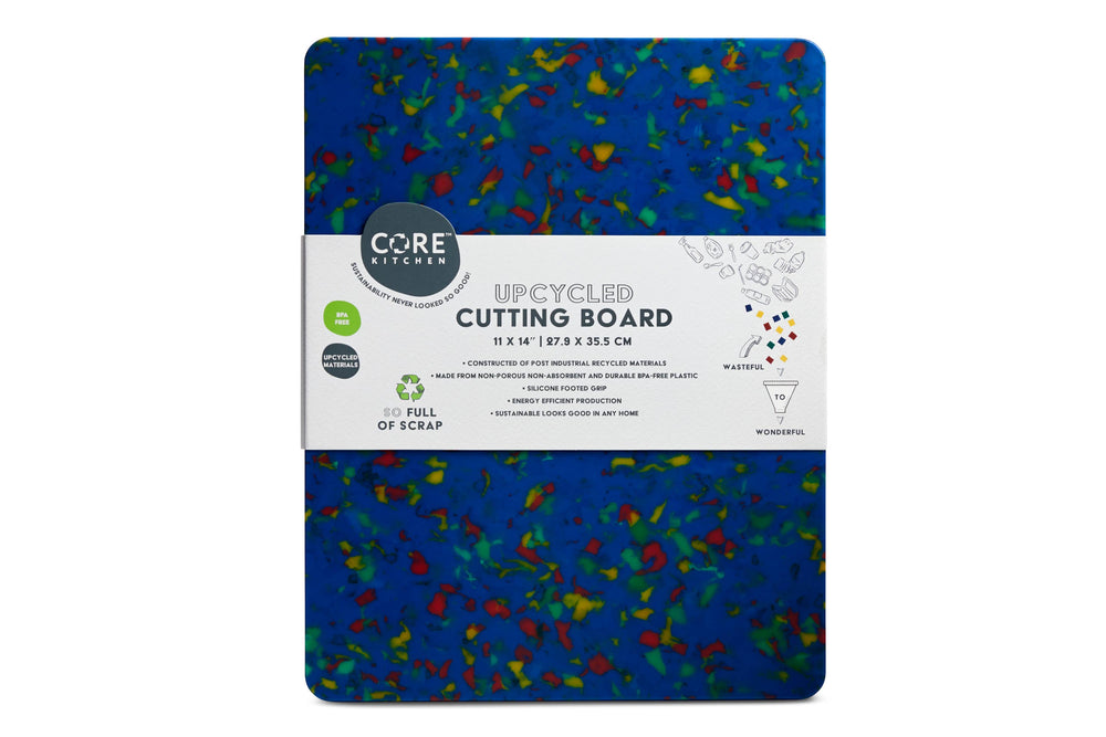 Medium Cutting Board in Blue Confetti