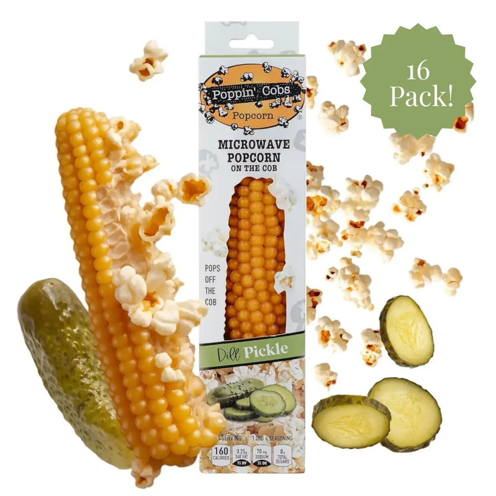 Popcorn On the Cob with Dill Pickle Seasoning