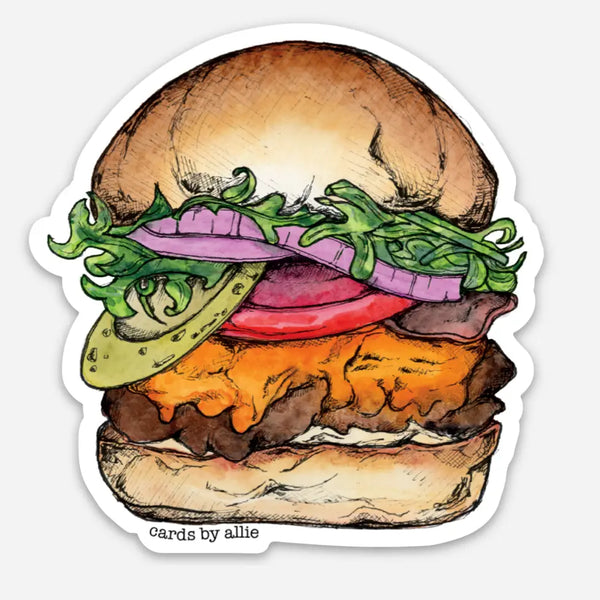 Hamburger Sticker