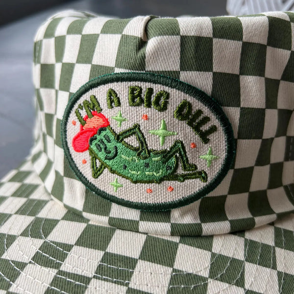 Big Dill Pickle Checkered Hat