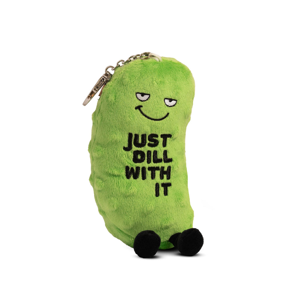 Just Dill With It Plush Pickle Bag Charm