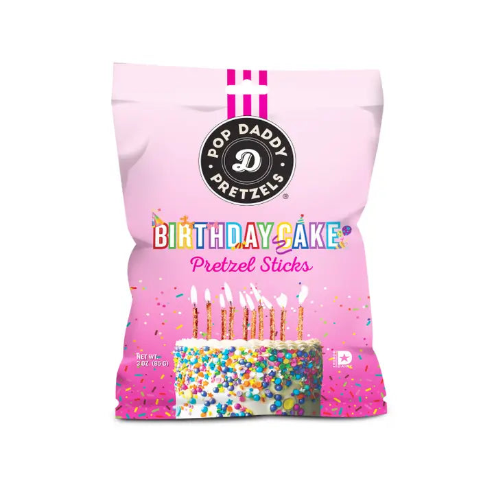Birthday Cake Pretzel Sticks