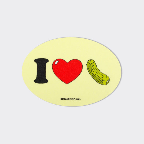 I Heart Pickles Magnet