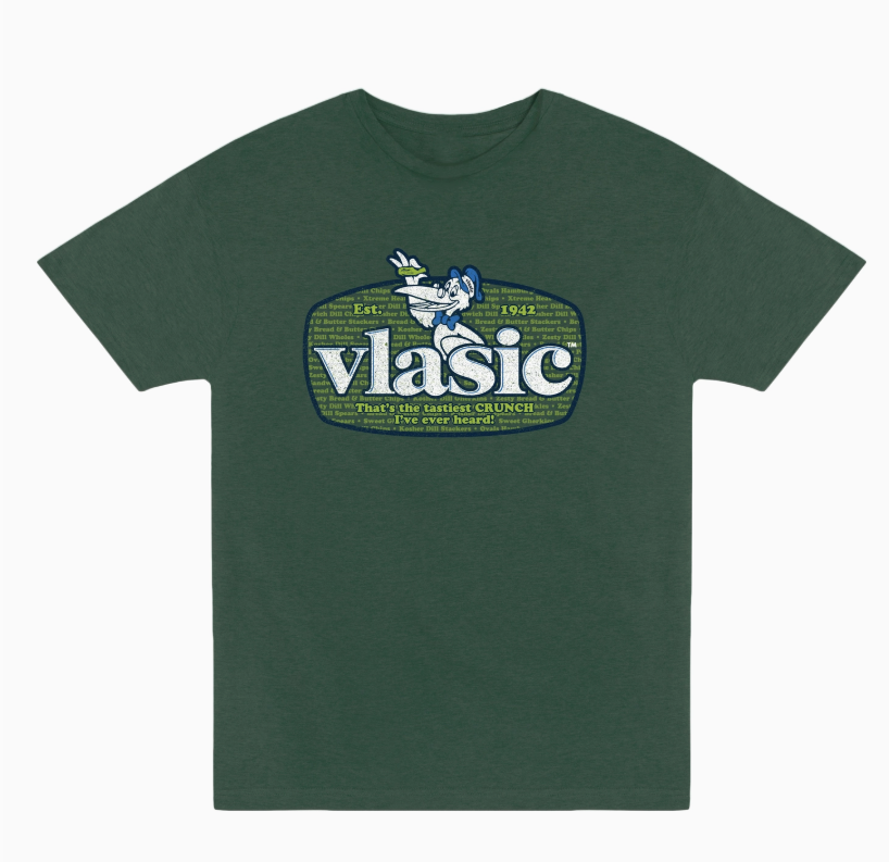 Vlasic Pickles Vintage Stork Tee - Green