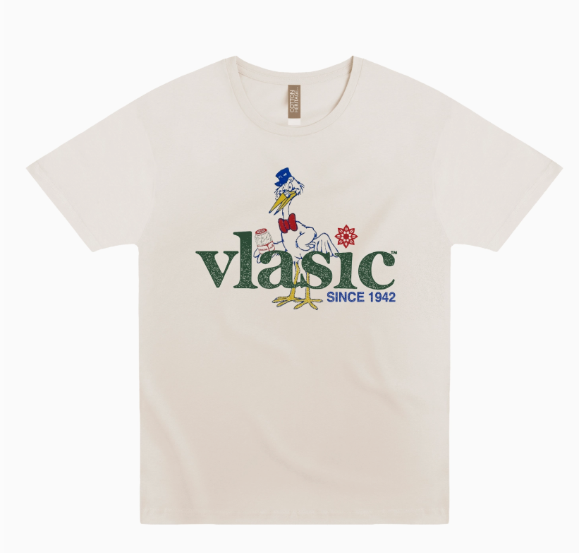 Vlasic Pickles Vintage Stork T-Shirt - Offwhite
