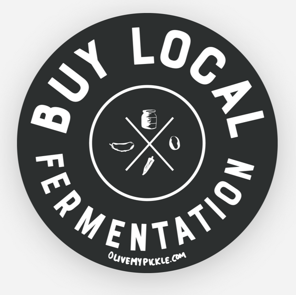 Buy Local Fermentation Circle Sticker