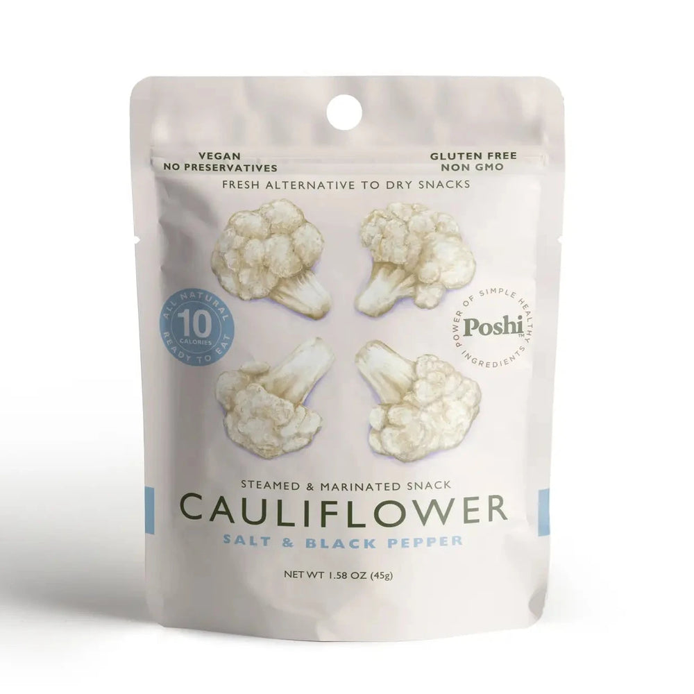 Steamed & Marinated Cauliflower - Salt & Black Pepper
