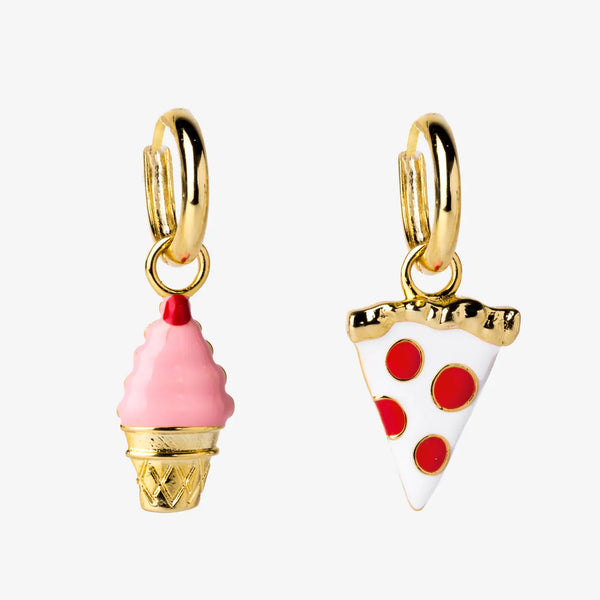 Pizza & Ice Cream Earrings