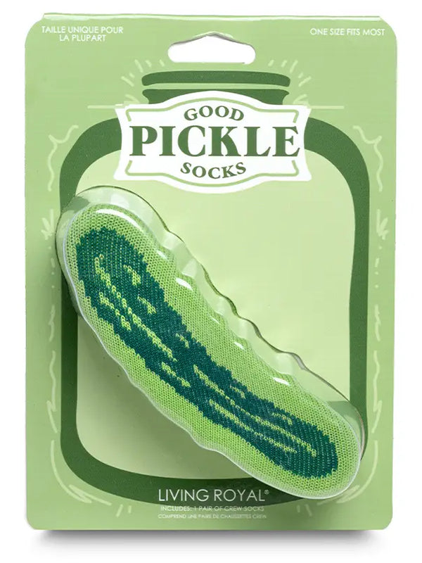 3D Packaged Crew Socks - Big Dill Pickle