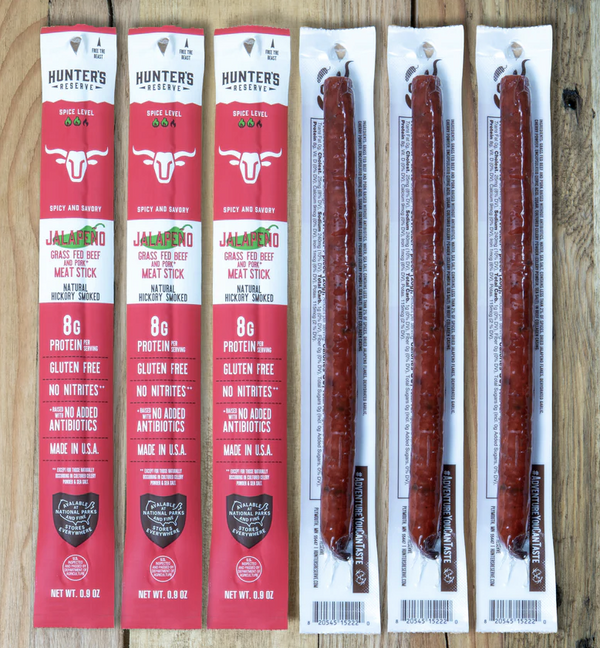 Jalapeño Grass Fed Beef Meat Sticks