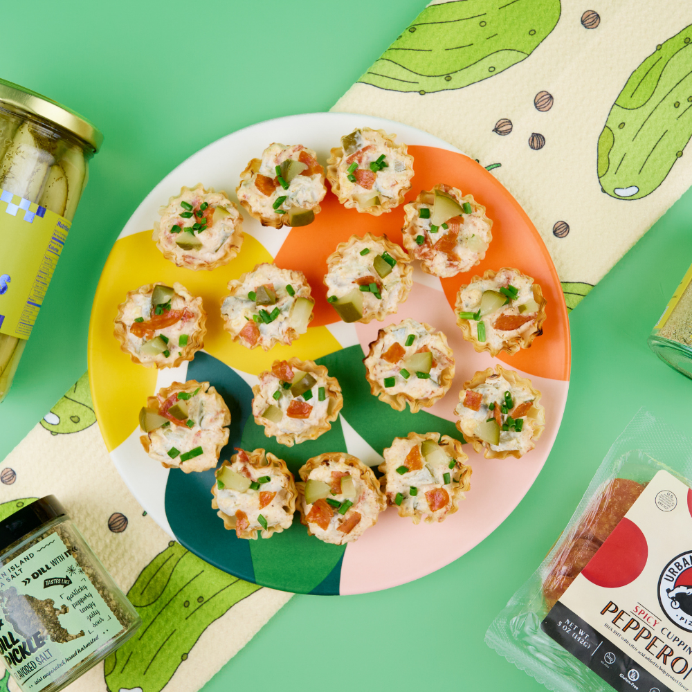 Pickle Pepperoni Poppers