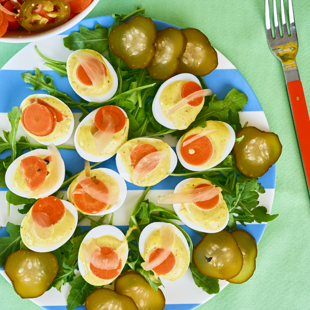 Pickled Deviled Eggs