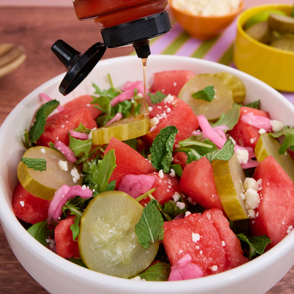 Watermelon Pickle Salad