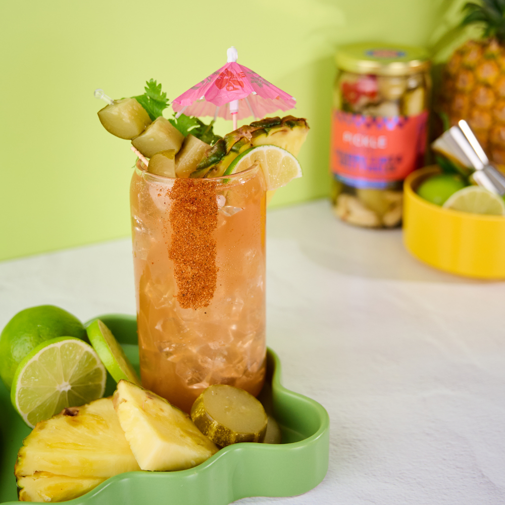 Pickle Pineapple Mocktail 