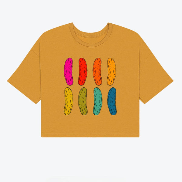 Crop Top in Color Pop Pickles