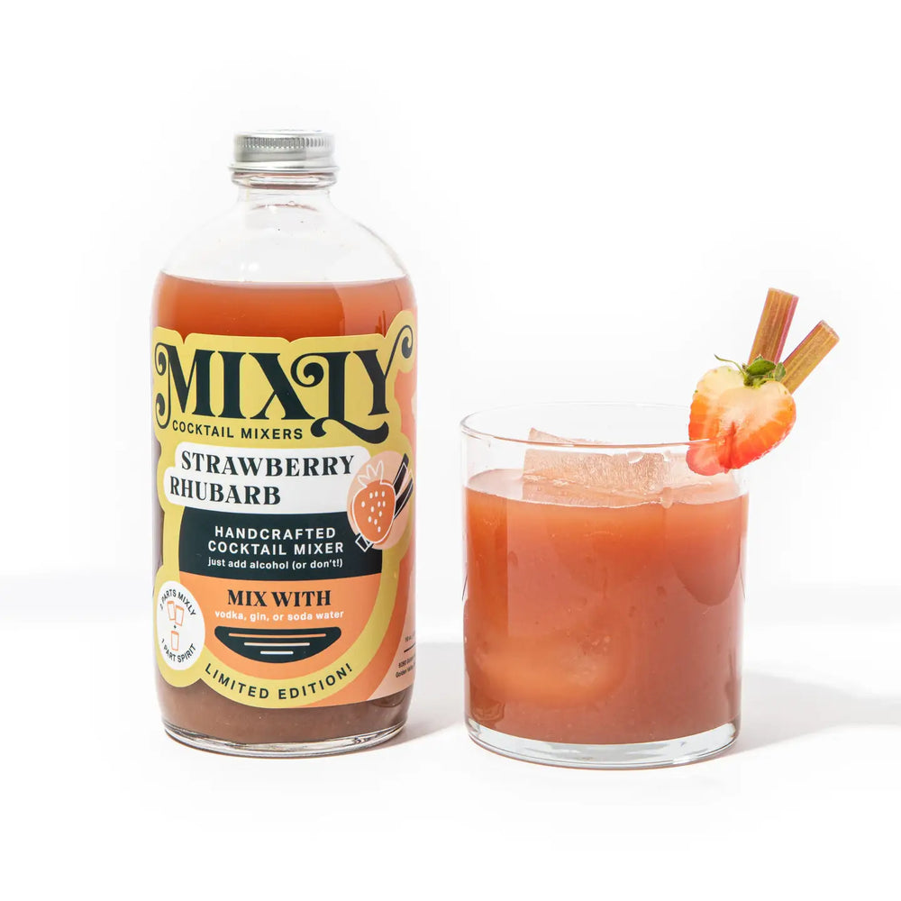 Strawberry Rhubarb Mixer