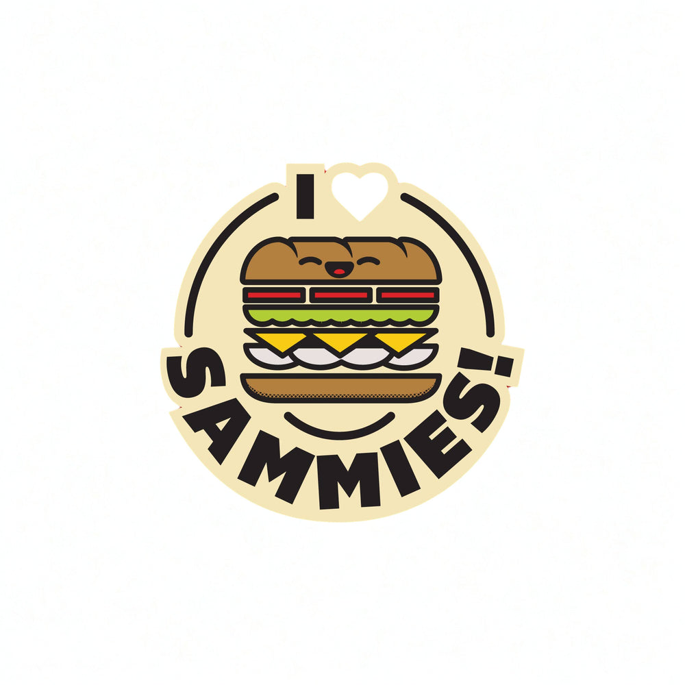 I Love Sammies! Sticker