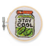 Pickle Mini Cross Stitch Embroidery