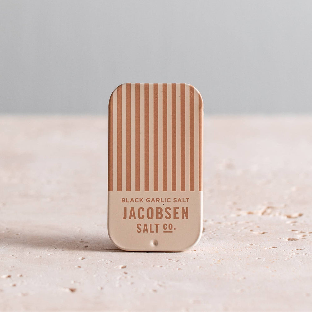 Black Garlic Sea Salt Slide Tin