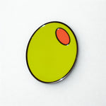 Tiny Olive Enamel Pin