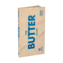 Book cover resembling a stick of butter with text that says 'The Butter Book'