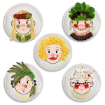 Ms Food Face Plate Girl