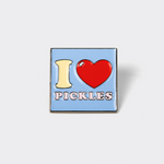 I Love Pickles Enamel Pin