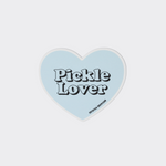 Pickle Lover Heart Sticker