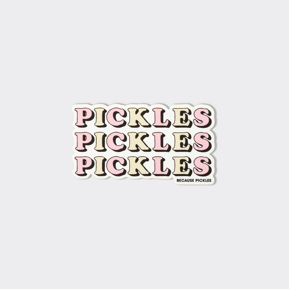 Pickles on Pickles Small Sticker