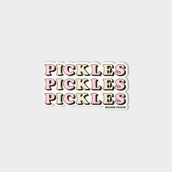 Pickles on Pickles Small Sticker