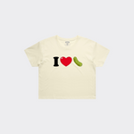 I Heart Pickles Cropped Tee