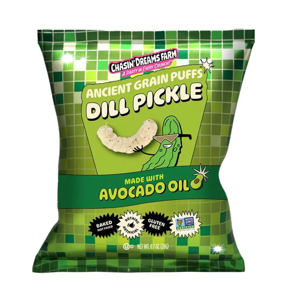 Dill Pickle Ancient Grain Puffs - 0.7oz