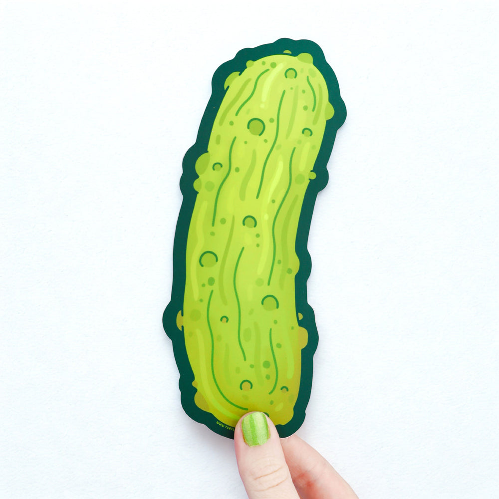 Juicy Dill Pickle Sticker
