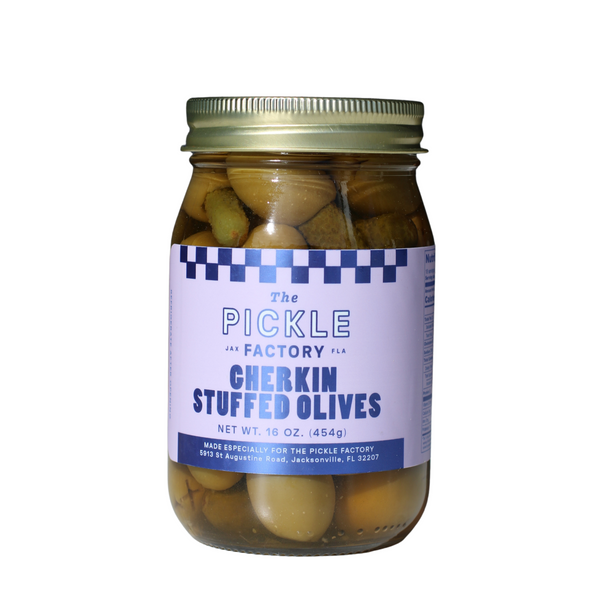 TPF Gherkin Stuffed Olives