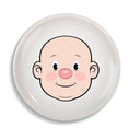 Food Face Plate in Pink Guy