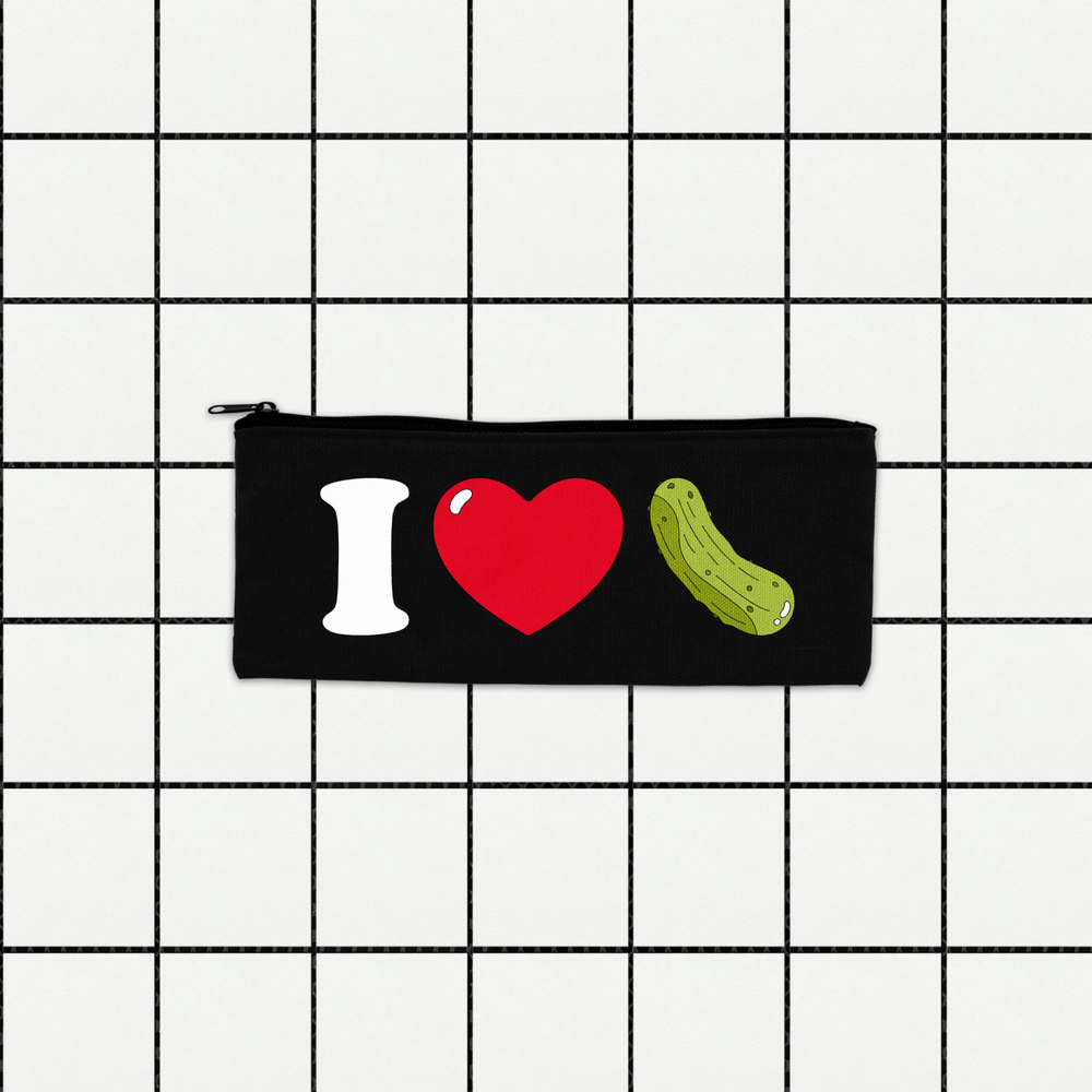 I Heart Pickles Pencil Case