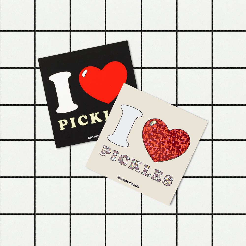 I Love Pickles Sticker