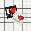 I Love Pickles Sticker