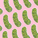 Glitter Pickle Sticker