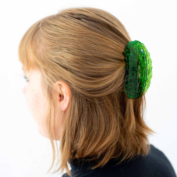 Large Pickle Hair Claw