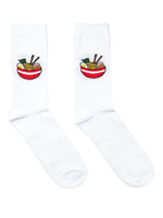 3D Packaged Crew Socks - Ramen Noodles