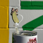 Coquette Pickle Straw Topper
