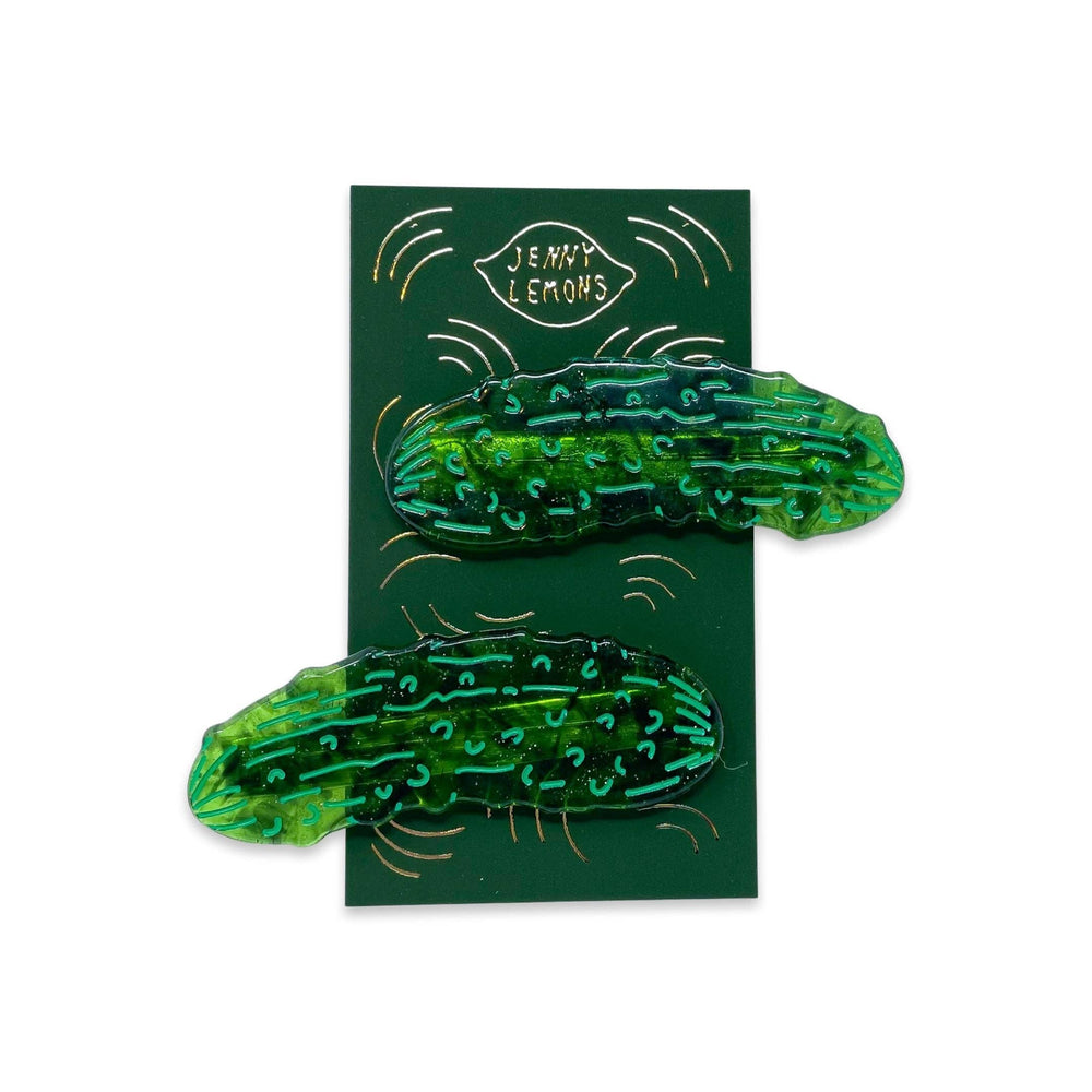 Pickle Hair Clip Set