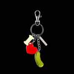 I Love Pickles Keychain