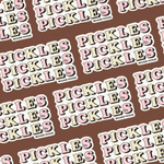 Pickles on Pickles Small Sticker