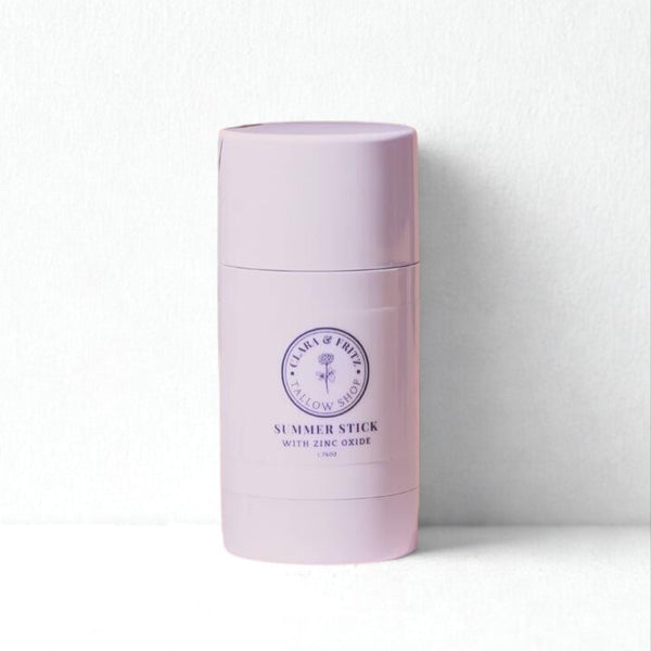 Summer Tallow Stick with Zinc Oxide Sunscreen