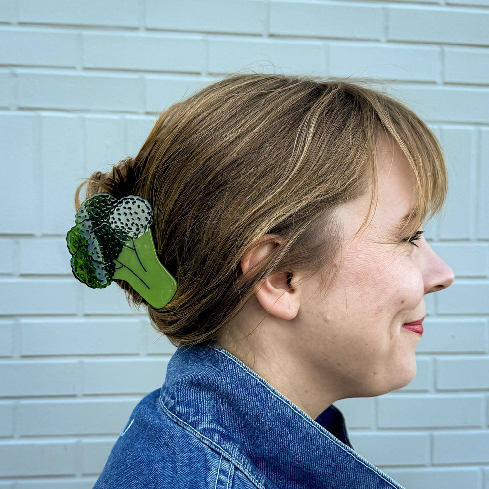 Large Broccoli Hair Claw