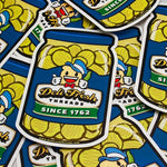Deli Fresh Pickle Jar Sticker
