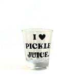 I Heart Pickle Juice Shot Glass